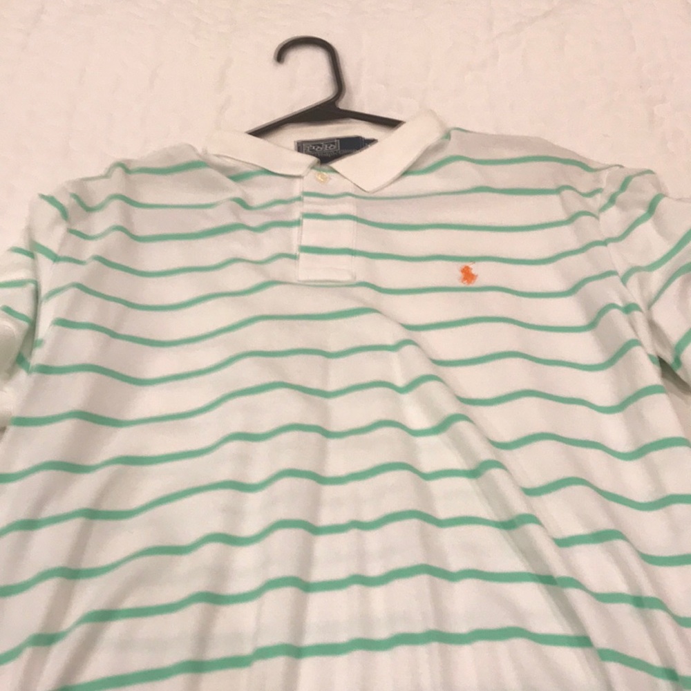 Ralph Lauren Polo - Soft Knit Polo - White & Green